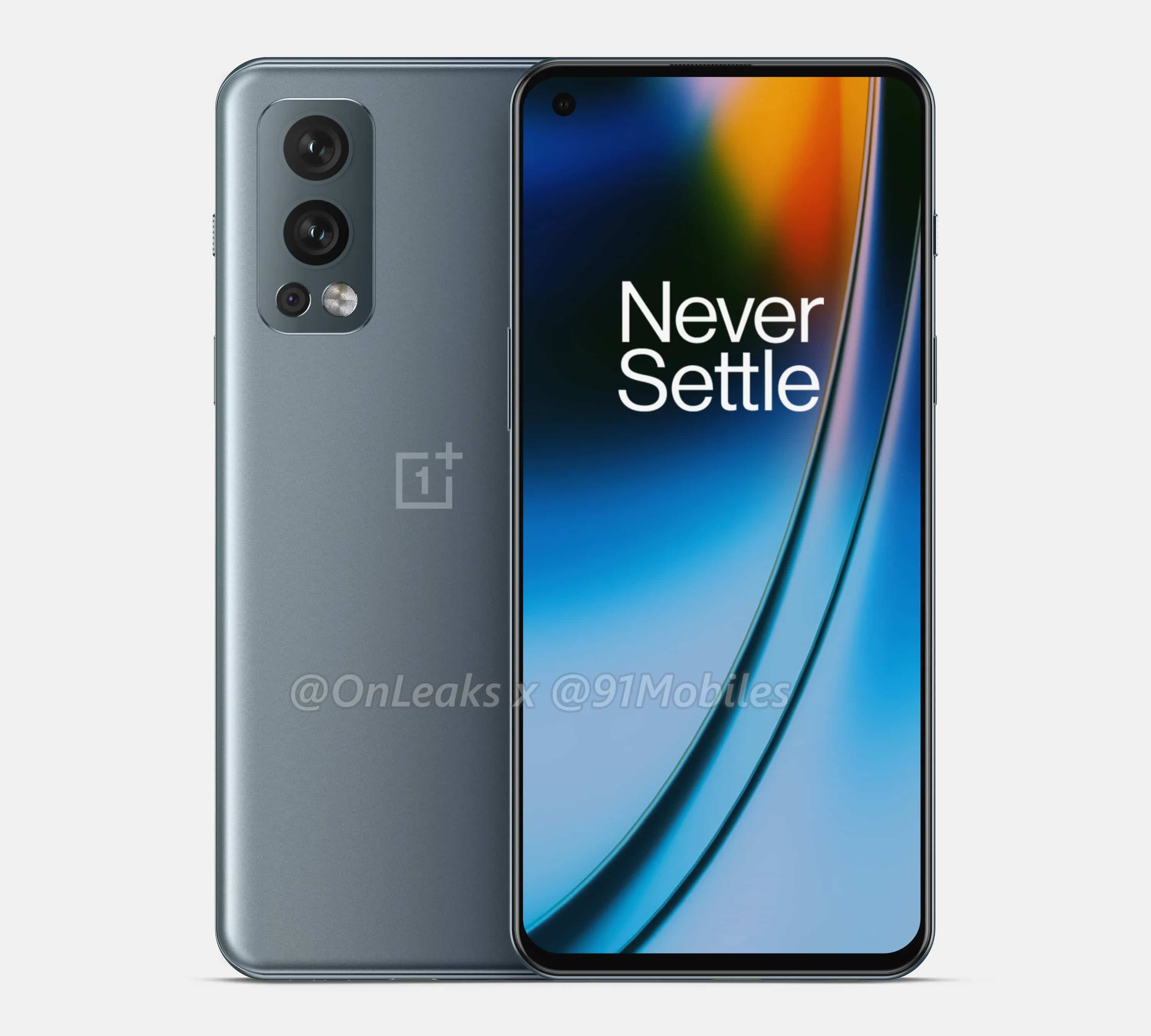 OnLeaks рассекретил характеристики и дизайн OnePlus Nord 2