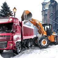 Loader & Dump Truck Winter SIM apk