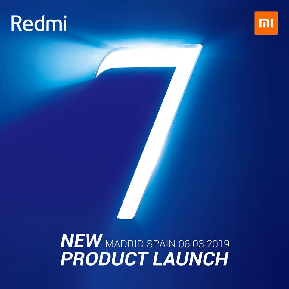 Presentation of Redmi 7 today