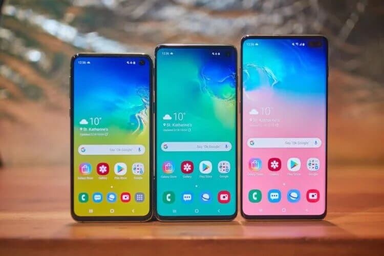 Samsung introduced the flagship line of the Galaxy S10