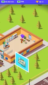 Idle Supermarket Tycoon (MOD, Unlimited Money)